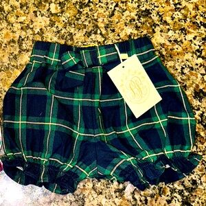 Beaufort Bonnet Company 12/18 NWT navy/green shorts - perfect for Christmas